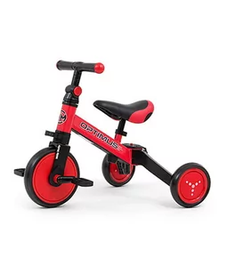 milly mally Milly Mally Rowerek 3w1 Optimus Red - Jeździki dla dzieci - miniaturka - grafika 3