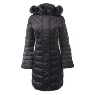 Płaszcze damskie - Damski Płaszcz pikowany zimowy GUESS LOLIE DOWN JACKET W2BL61WEX52-JBLK – Czarny - miniaturka - grafika 1