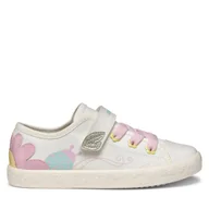Buty dla dziewczynek - Trampki Geox J Gisli J554NC 10 C0406 S Biały - miniaturka - grafika 1