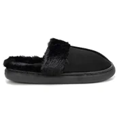 Kapcie męskie - Kapcie Eleganckie Domowe Wygodne Cieple Komfortowe Ocieplane Lekkie Modne Męskie Ciepłe Z Futerkiem Czarne Dijere 46/47 - miniaturka - grafika 1