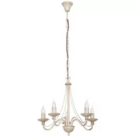 Lampy sufitowe - Maria Teresa MLAMP Żyrandol LAMPA wisząca ADX 397F9 świecznikowa OPRAWA pałacowa zwis ecru ADX 397F9 - miniaturka - grafika 1