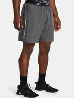 Spodenki męskie - Under Armour Szorty sportowe "Woven" w kolorze antracytowym - miniaturka - grafika 1