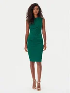 Sukienki - Rinascimento Sukienka koktajlowa CFC0125332003 Zielony Slim Fit - miniaturka - grafika 1