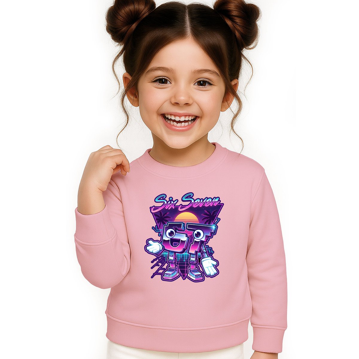 BLUZA DZIECIĘCA 67 SIX SEVEN VIRAL DLA CHŁOPCA DZIEWCZYNKI 104