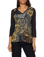 Koszulki i topy damskie - Desigual T-shirt damski Ts_Idaho, niebieski, XS - miniaturka - grafika 1