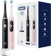 Szczoteczki elektryczne - Braun Oral-B iO 6 Duo Black&Pink Sand - miniaturka - grafika 1