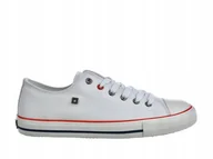 Trampki męskie - BUTY męskie BIG STAR trampki NN174301 białe 42 - miniaturka - grafika 1