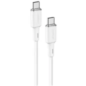 Kable USB - Acefast kabel USB Typ C - USB Typ C 1,2m, 60W (20V/3A) biały (C2-03 white) C2-03-C-C white - miniaturka - grafika 1