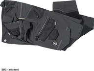 Odzież robocza - CERVA NEURUM PERFORMANCE 3/4 spodnie - męskie szorty robocze, elastyczny materiał TrifibetexPRO, 6 kieszeni, odblaski - antracyt 50 - miniaturka - grafika 1