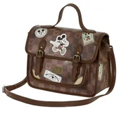 Torebki damskie - Disney Mickey Mouse Journey torba na ramię - plecak, brązowy, 27 x 20 cm, Brązowa Myszka Miki, Jeden rozmiar, Tornister torba na ramię - plecak - miniaturka - grafika 1