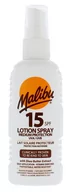 Balsamy i kremy do opalania - MALIBU Lotion Spray SPF15 preparat do opalania ciała 100 ml unisex - miniaturka - grafika 1