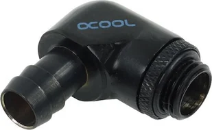 Alphacool Alphacool HF Anschluss gerade G1/4 Zoll AG auf 10mm ID, 90 Grad - schwarz - Chłodzenie wodne - miniaturka - grafika 1
