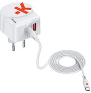 Powerbanki - Skross 1.302425 ładowarka do urządzeń przenośnych Aparat cyfrowy, Czytnik e-book'ów, Laptop, Power bank, Smartfon, Smartwatch, Tablet Biały Prąd przemienny Szybkie ładowanie Wewnętrzna - miniaturka - grafika 1
