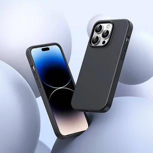 Ugreen LP627 Silky Silicone Protective Case gumowe elastyczne silikonowe etui na telefon do iPhone 14 Pro czarny (90921) - Etui i futerały do telefonów - miniaturka - grafika 5
