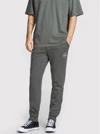 Spodnie sportowe męskie - Jack&Jones Spodnie dresowe Gordon 12165322 Szary Regular Fit - miniaturka - grafika 1