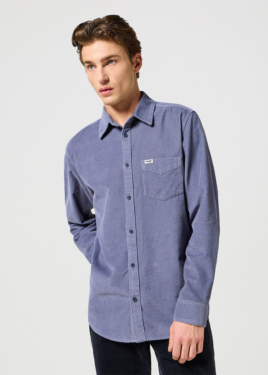 Męska koszula Wrangler 1 PKT CORDUROY SHIRT S