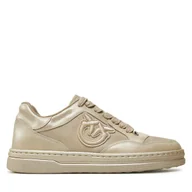 Sneakersy damskie - Sneakersy PINKO Mandy SS0049 P038 Beżowy - miniaturka - grafika 1