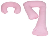 Poduszki do karmienia - Zestaw Poduszek Uniwersalnych, Wygodne, Ciążowe Zestaw Poduszek Uniwersalnych, Wygodne, Ciążowe (Wzór: Różowa Kratka) - miniaturka - grafika 1