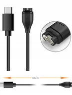 Kable USB - Kabel USB type-C do ładowania Garmin Fenix 50cm - miniaturka - grafika 1