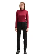 Spodenki damskie - Tom Tailor Dżinsy - Slim fit - w kolorze czarnym - miniaturka - grafika 1