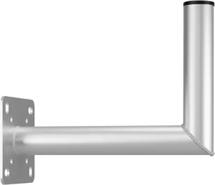 goobay 60503 Sat uchwyt ścienny z otworem na balkon / uchwyt do anteny satelitarnej maks. 85 cm / uchwyt na maszt / uchwyt kątowy / wysięgnik ścienny / uchwyt antenowy z odległości od ściany 350 mm - Akcesoria TV-SAT - miniaturka - grafika 1