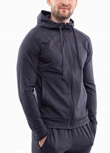 4F bluza męska sportowa z kapturem dresowa rozpinana logo roz. XXL - Bluzy męskie - miniaturka - grafika 1