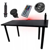 Biurka gamingowe - Biurko Gamingowe Hub Usb Led Gniazdo Producent - miniaturka - grafika 1