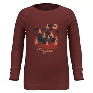 Odlo Active Warm Eco Base Layer dla dzieci z grafiką "Save Our Winter!" 80 - Odzież sportowa dziecięca - miniaturka - grafika 1