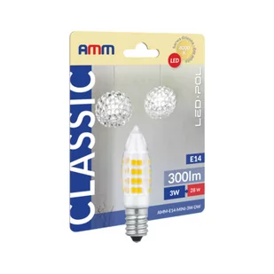 Żarówka LED AMM-E14-MINI-3W-DW - Żarówki LED - miniaturka - grafika 1