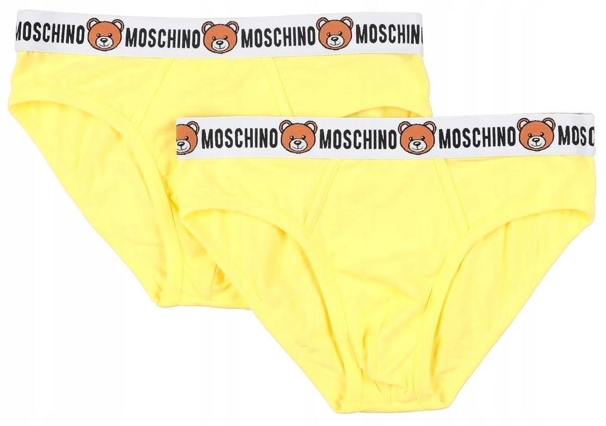 MOSCHINO UNDERWEAR ORYGINALNE SLIPY MĘSKIE 2-PACK BOX XL