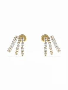 Kolczyki Guess Crazy Earrings JUBE03307JWYGT/U - Kolczyki - miniaturka - grafika 1