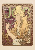 Plakaty - Plakat JOB Alfons Mucha secesja kobieta Art Nouveau - miniaturka - grafika 1