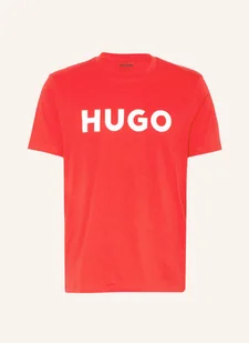 Hugo T-Shirt Dulivio rot - Moda i Uroda OUTLET - miniaturka - grafika 1