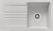 Zlewozmywaki - SystemCeram KARA 85 ALU 76 (50000176) - miniaturka - grafika 1