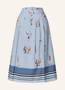 Van Laack Plisowana Spódnica Vl-Rella-Px blau - Spódnice - miniaturka - grafika 1