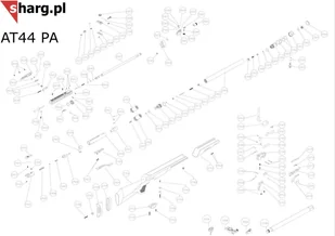 Nakrętka kontrująca iglicy do Hatsan: AT44, BT65, Galatian, Nova, Trophy (2211) - Osprzęt do wiatrówek - miniaturka - grafika 5