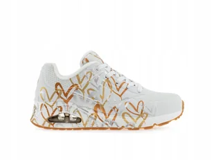 Skechers Uno Metallic Love 155523WTGD Buty damskie - Buty sportowe damskie - miniaturka - grafika 1
