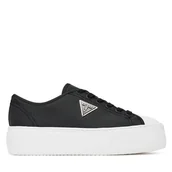 Trampki damskie - Trampki Guess FLTJO2 FAB12 Czarny - miniaturka - grafika 1