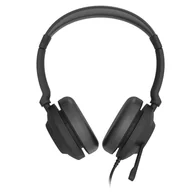 Słuchawki - Axtel AXH-ONEUCDC  USB Type-C Czarny - miniaturka - grafika 1