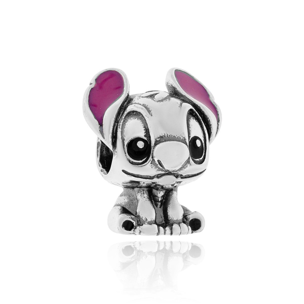 Srebrna zawieszka do bransoletki Stich cyrkoniami pr. 925