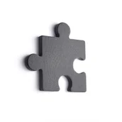 Płyty i maty izolacyjne - Panel akustyczny POLY, puzzel, 700x700x50 mm, ścienny, ciemnoszary - miniaturka - grafika 1