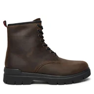 Buty zimowe męskie - Kozaki Hugo Ryan 50536681 Brązowy - miniaturka - grafika 1