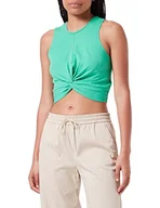 Koszulki i topy damskie - Noisy may Women's NMTWIGGI S/L TOP 3 NOOS Shirt, Holly Green, M - miniaturka - grafika 1