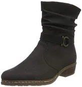 Botki damskie - Rieker Damskie sztyblety Y08R1, Black Black Y08r1 00, 38 EU - miniaturka - grafika 1