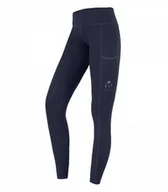 Bryczesy - Waldhausen Legginsy jeździeckie młodzieżowe zimowe Ella ELT - nightblue - miniaturka - grafika 1