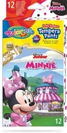 Przybory szkolne - Farby tempera w tubach Colorino Kids 12 kolorów 12 ml Minnie - miniaturka - grafika 1