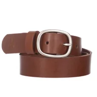 Paski - Klasyczny Pasek Damski VerMari Skórzany Brązowy 3 cm - miniaturka - grafika 1