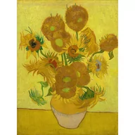 Obrazy i zdjęcia na płótnie - Obraz – reprodukcja 50x70 cm Sunflowers, Vincent van Gogh – Fedkolor - miniaturka - grafika 1