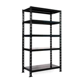 Szafy i regały magazynowe - Regał półkowy 1800x1200x400 mm, 5 półek, nośność półek 300 kg, podstawowy - miniaturka - grafika 1