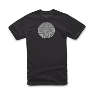 Koszulki męskie - Alpinestars Męska koszulka Ageless Classic Tee z krótkim rękawem, czarna/biała, M, czarno-biały, M - miniaturka - grafika 1